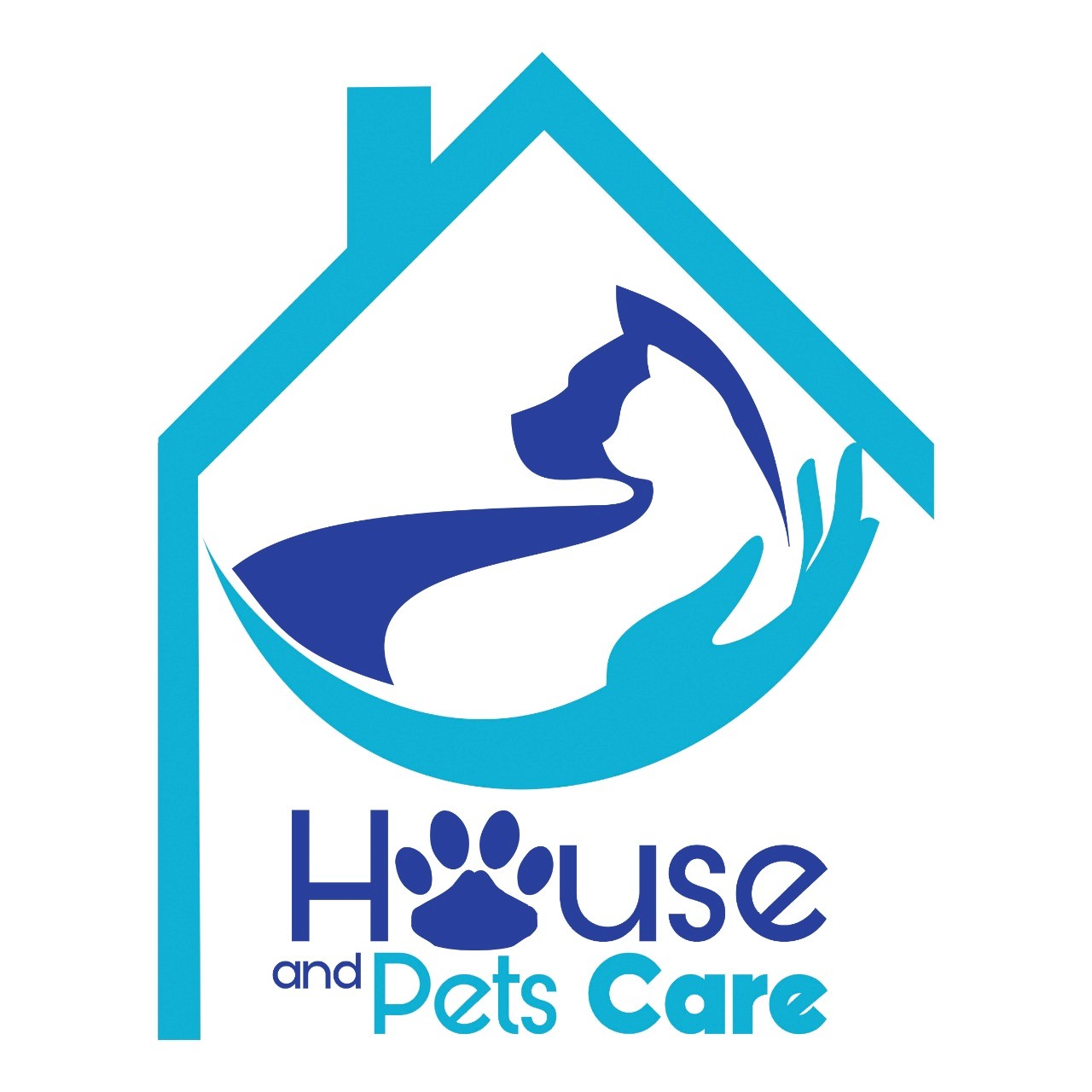 House and Pets Care Logo